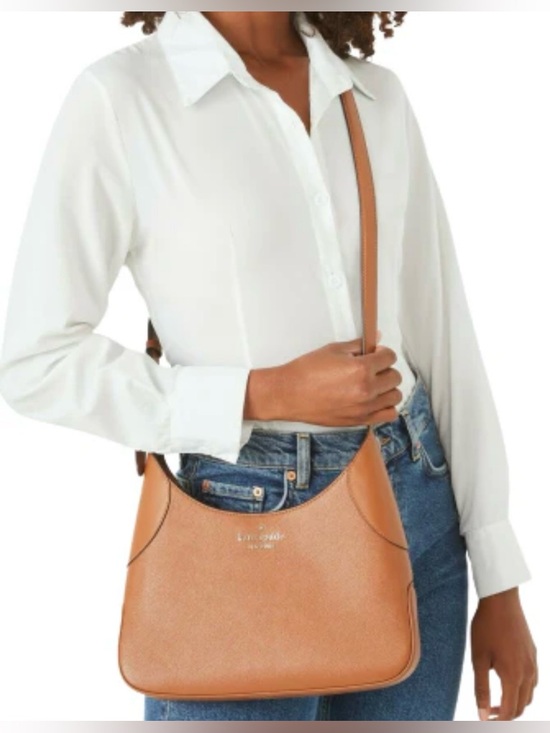 kate spade Handbags - NWOT Kate Spade Tan/Cognac Leather Shoulder Bag